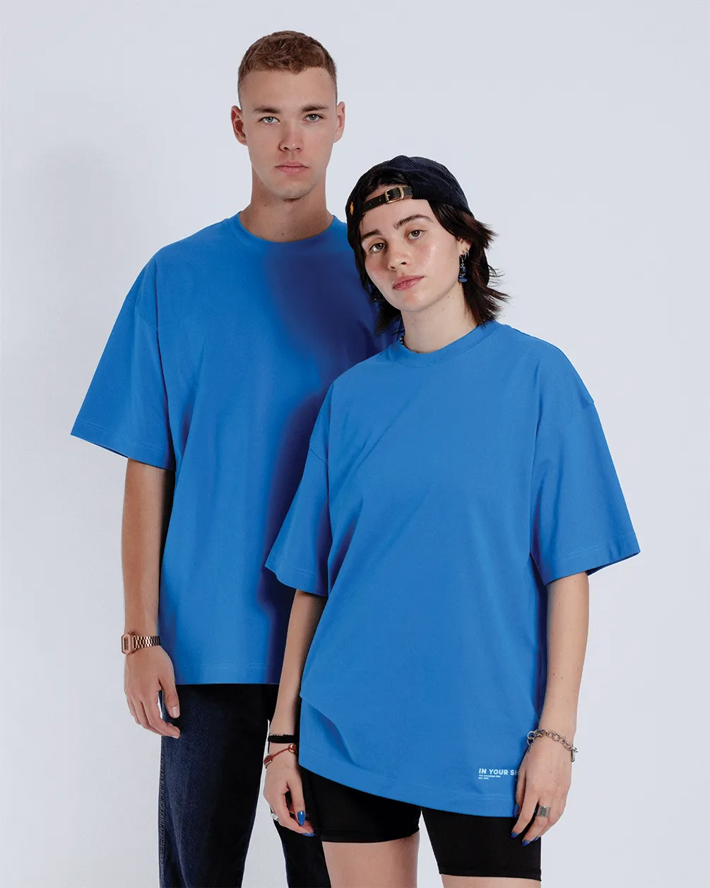 Egyptian Blue Basic Oversized Tee