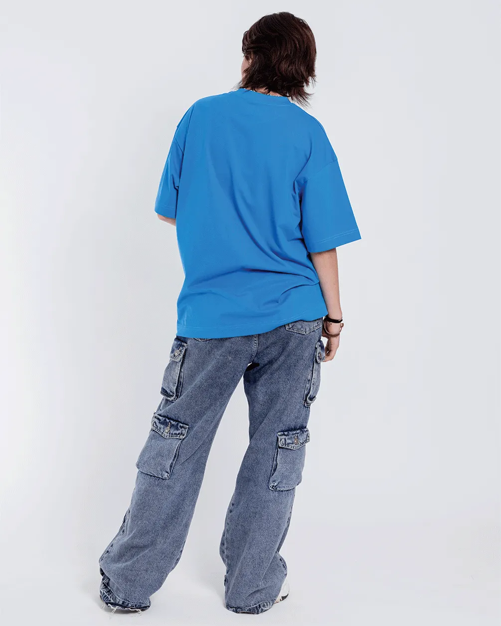 Egyptian Blue Basic Oversized Tee