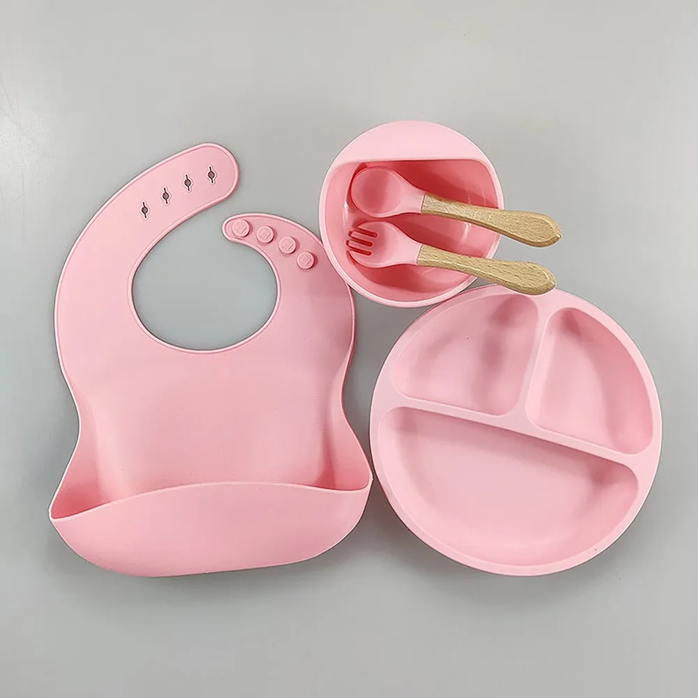 'Food catcher' Bib and plate Set