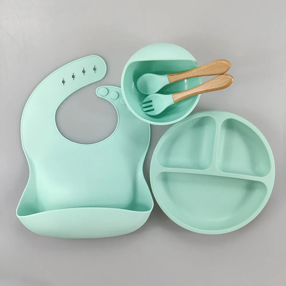 'Food catcher' Bib and plate Set