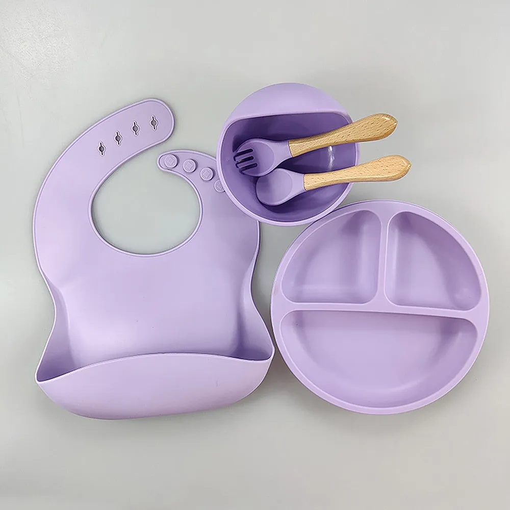 'Food catcher' Bib and plate Set