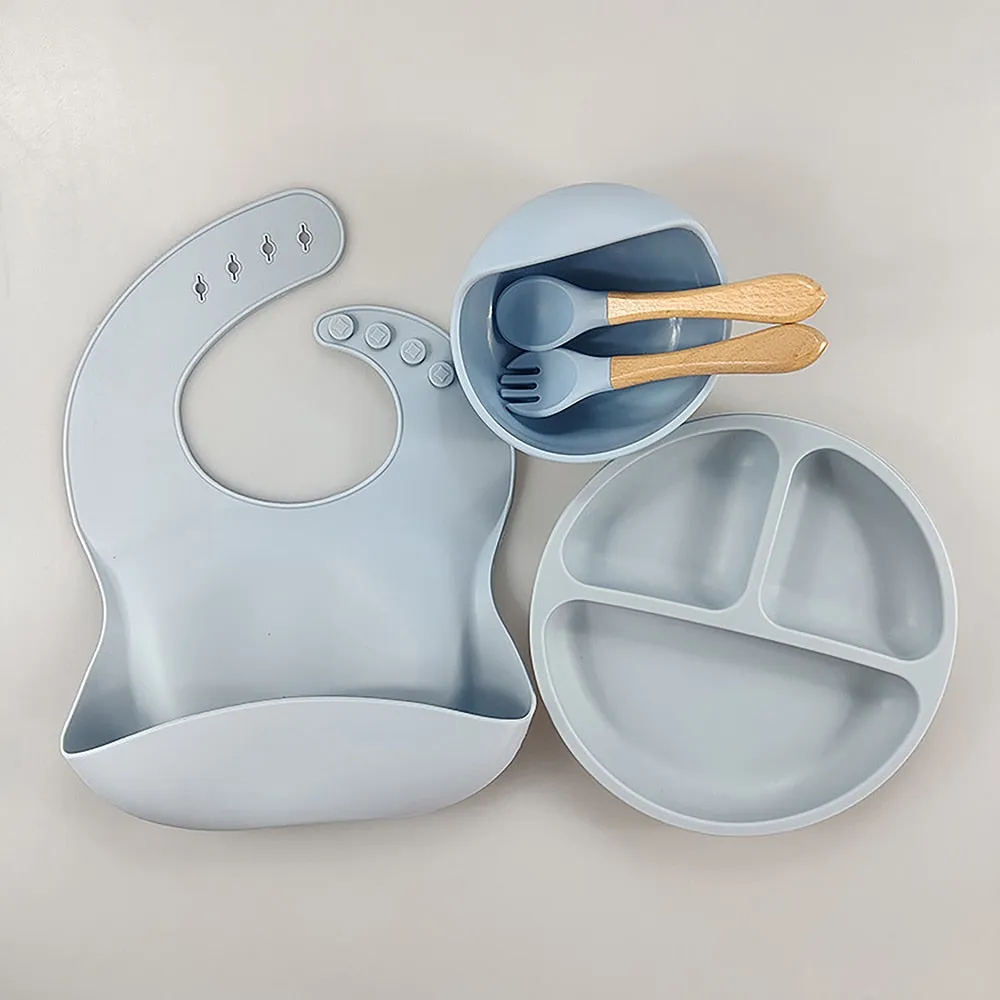 'Food catcher' Bib and plate Set