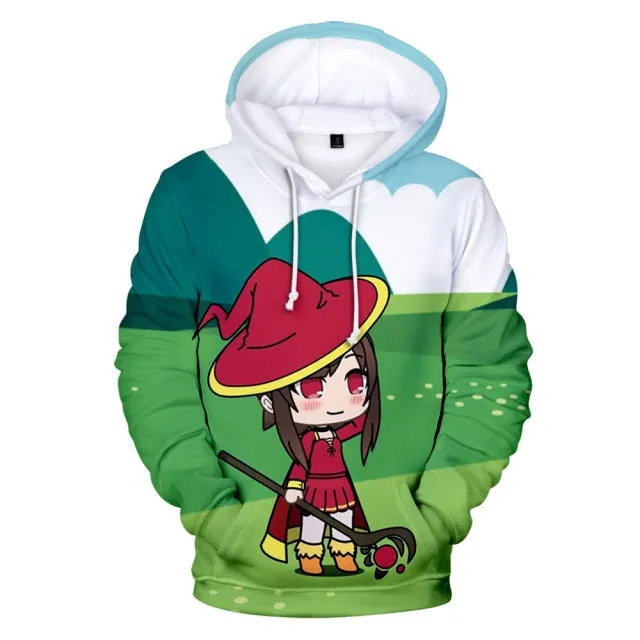 Gacha Life 3D Print Hoodies Anime Game Streetwear Men Women Oversized Sweatshirts Hoodie Harajuku Kids Boys Girls Tops Clothing