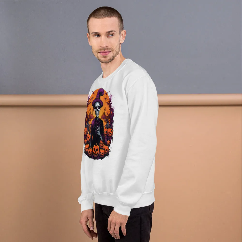 Get Spooktacular with Skeleton-themed Halloween Sweatshirts 002