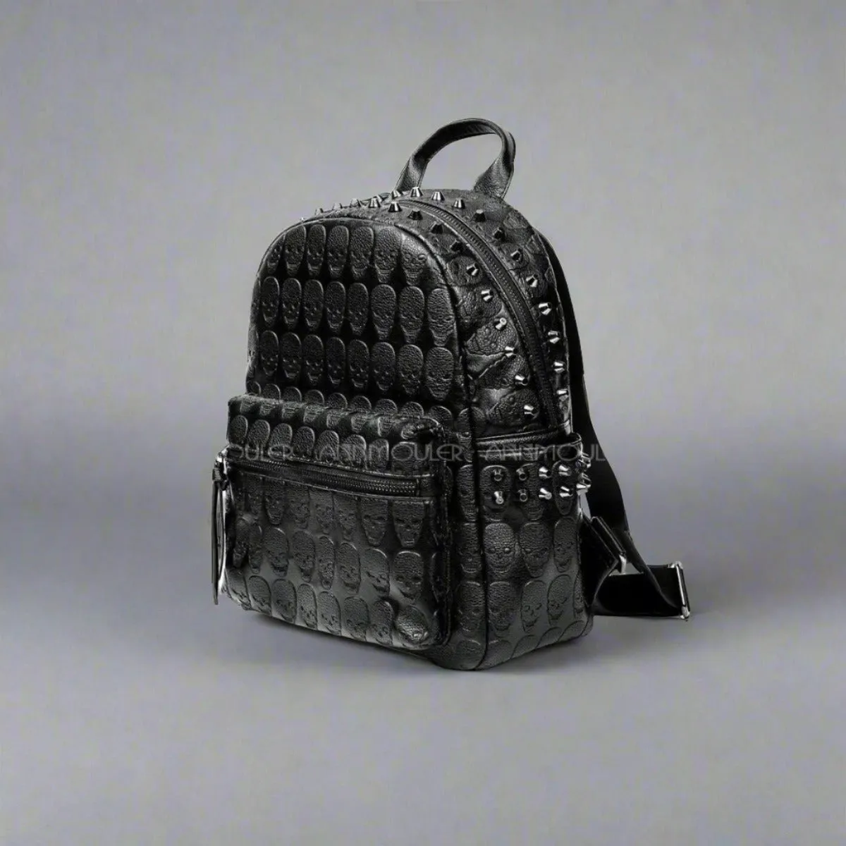 Gothic Style Skull & Rivet Decoration Backpack