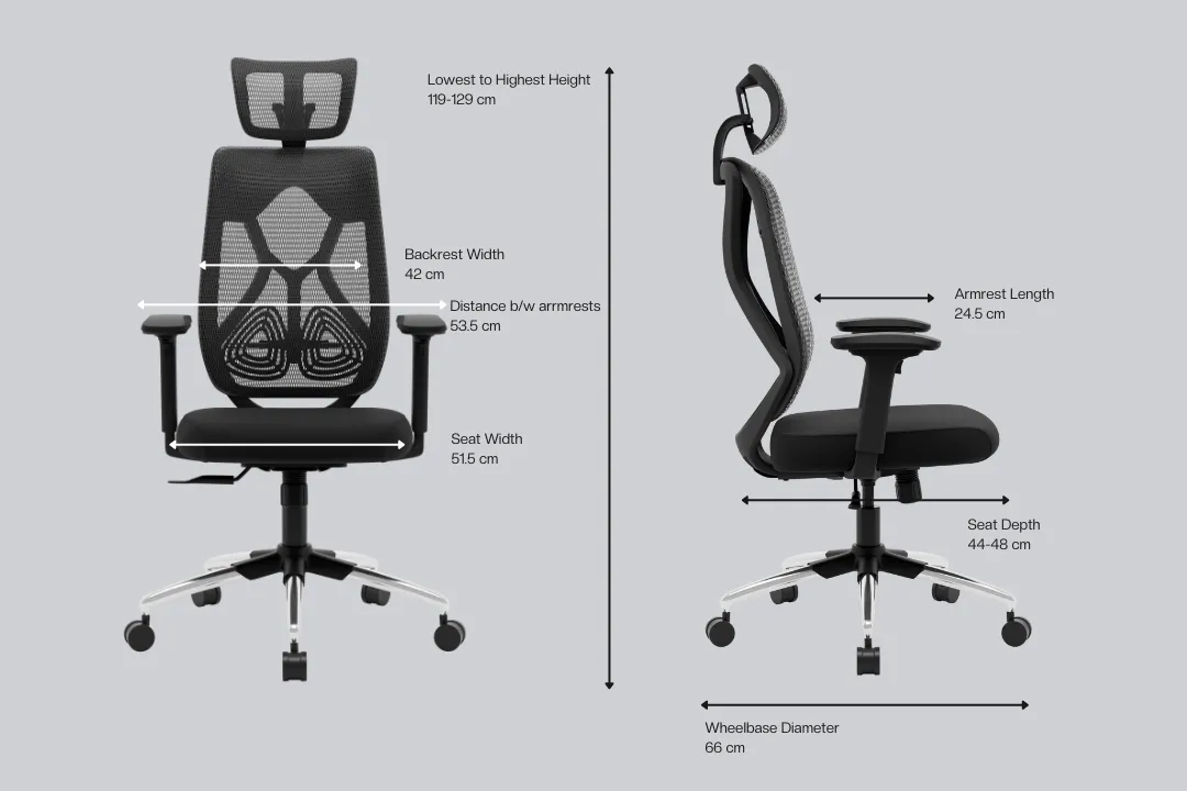 Green Soul Zodiac Pro High Back Mesh Office Chair