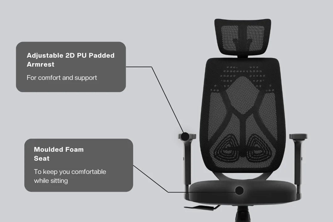 Green Soul Zodiac Pro High Back Mesh Office Chair