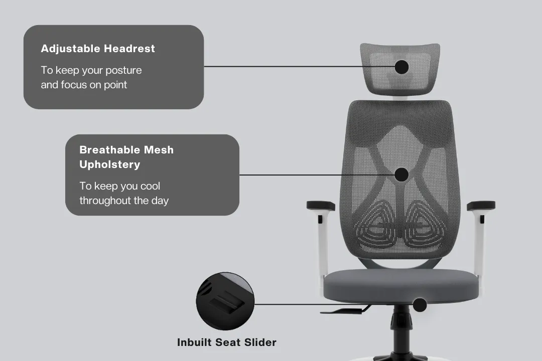 Green Soul Zodiac Pro High Back Mesh Office Chair