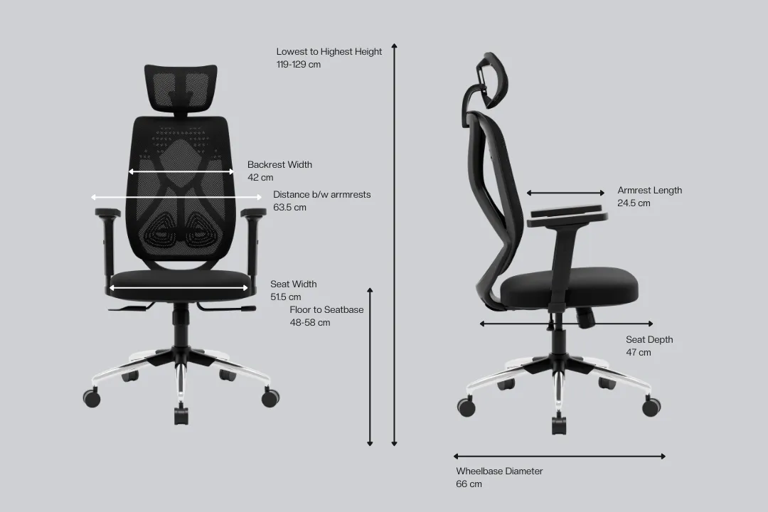 Green Soul Zodiac Pro High Back Mesh Office Chair