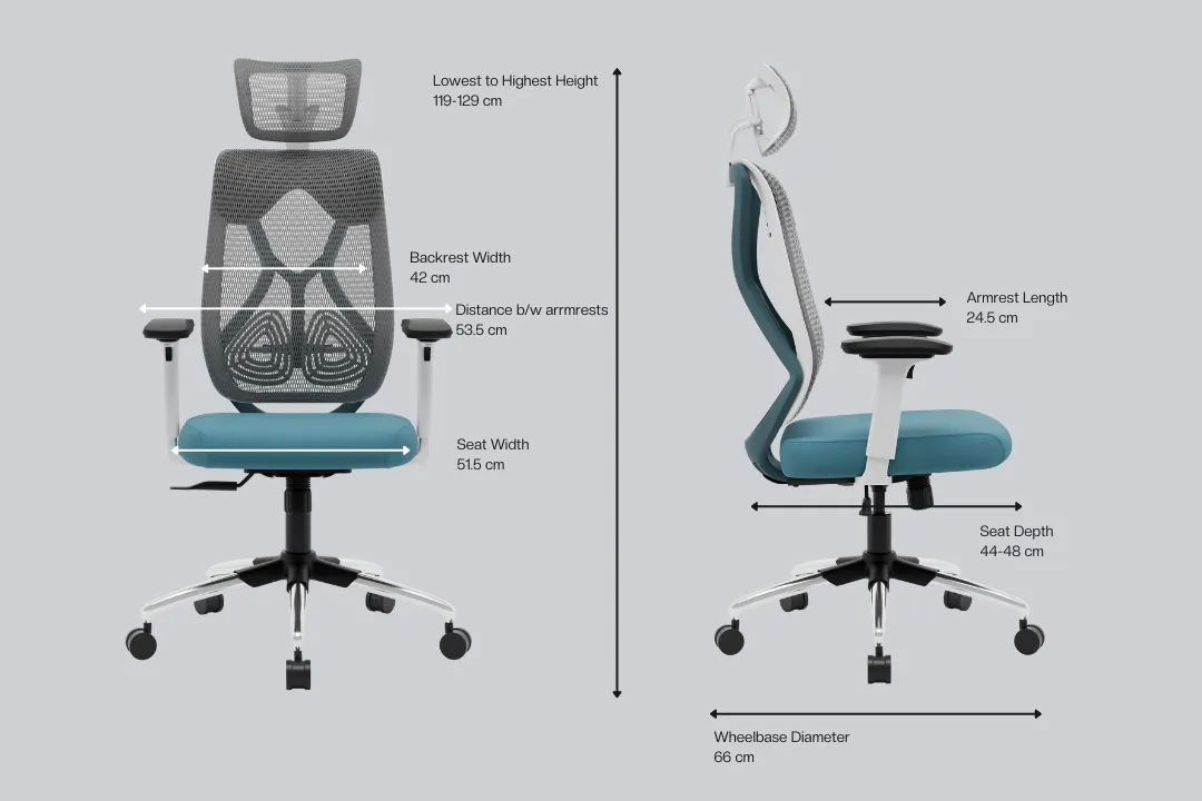 Green Soul Zodiac Pro High Back Mesh Office Chair