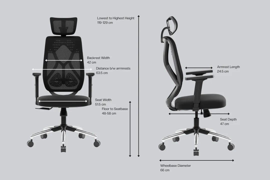 Green Soul Zodiac Pro High Back Mesh Office Chair