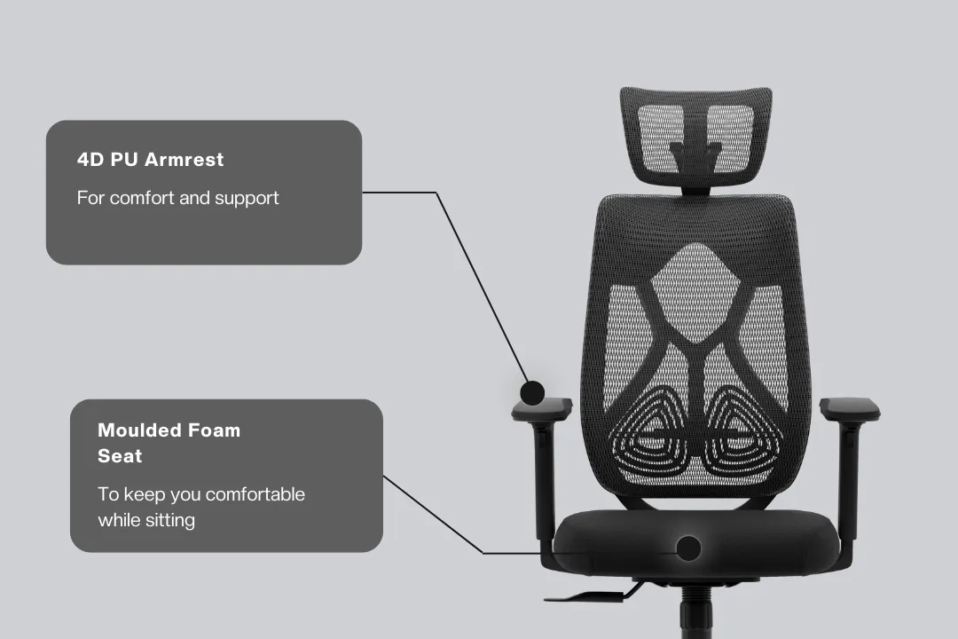 Green Soul Zodiac Pro High Back Mesh Office Chair