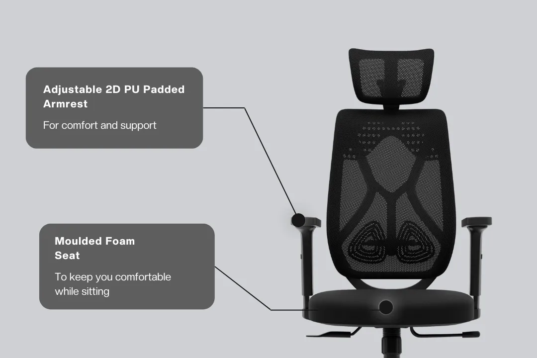 Green Soul Zodiac Pro High Back Mesh Office Chair