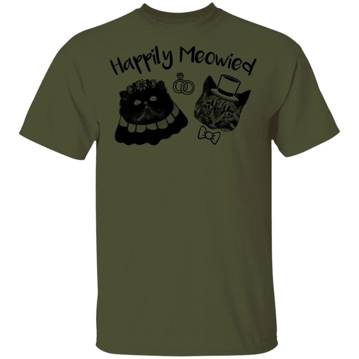 Happily Meowied T-Shirt