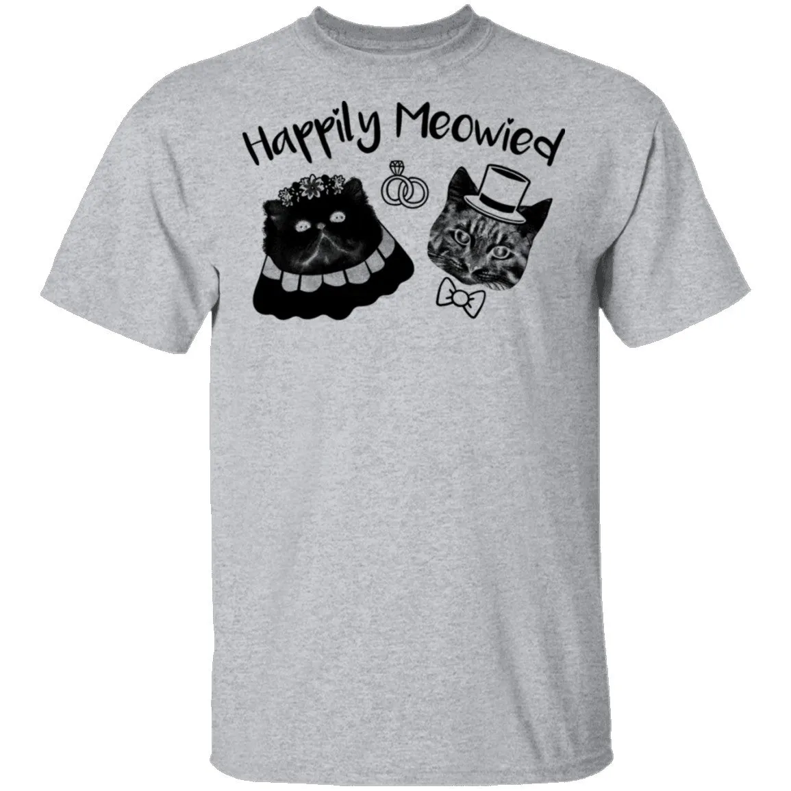 Happily Meowied T-Shirt