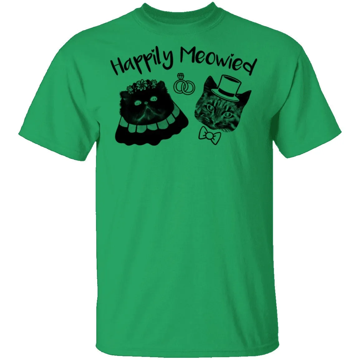 Happily Meowied T-Shirt