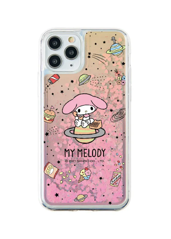 Hello Kitty & Friends shining glitter iPhone jelly case - SANRIO Korea