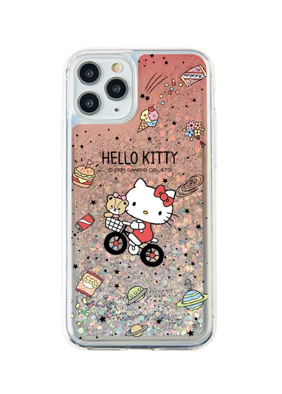 Hello Kitty & Friends shining glitter iPhone jelly case - SANRIO Korea