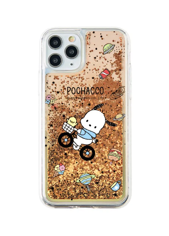 Hello Kitty & Friends shining glitter iPhone jelly case - SANRIO Korea