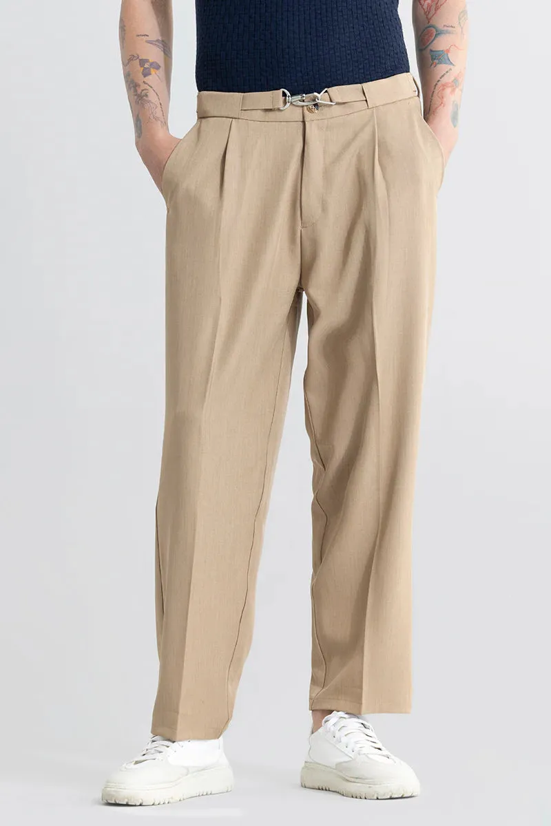 Hooked Khaki Korean Pant