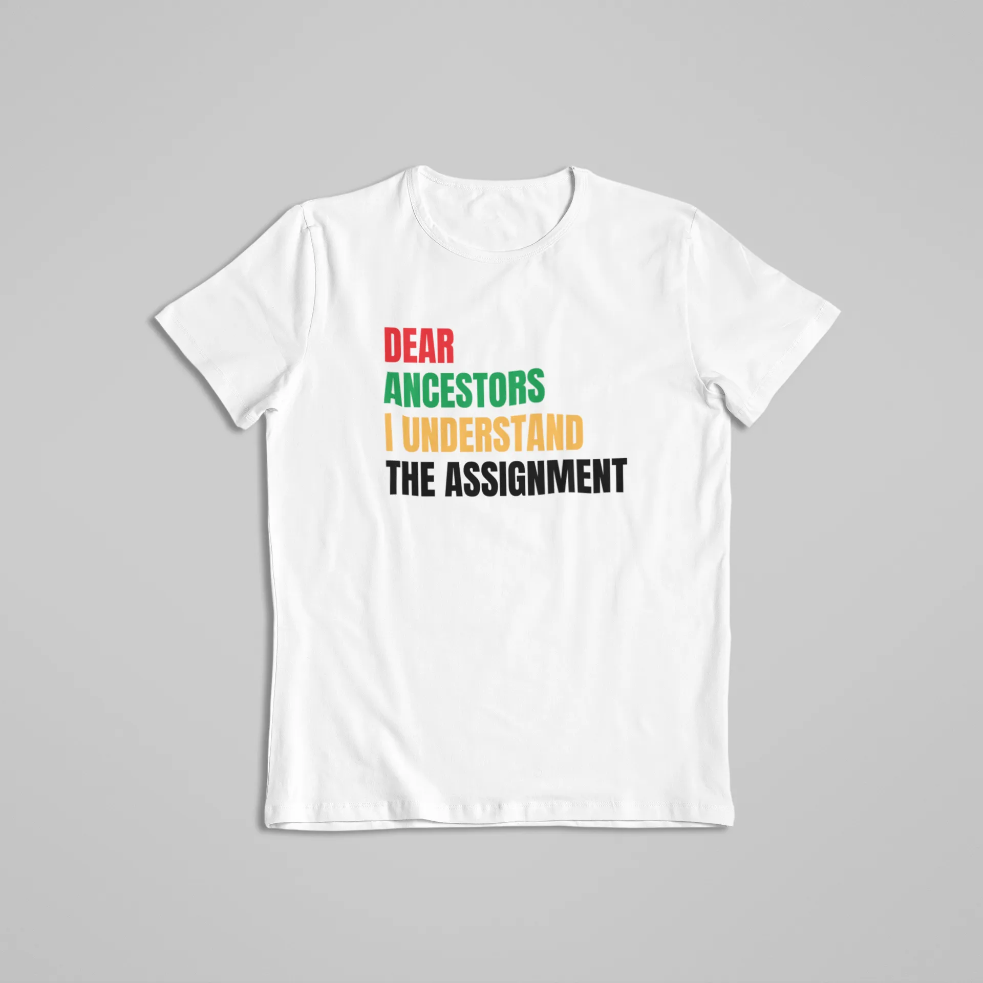 Juneteenth Shirt - Dear Ancestors I Understood The Assignment - L24