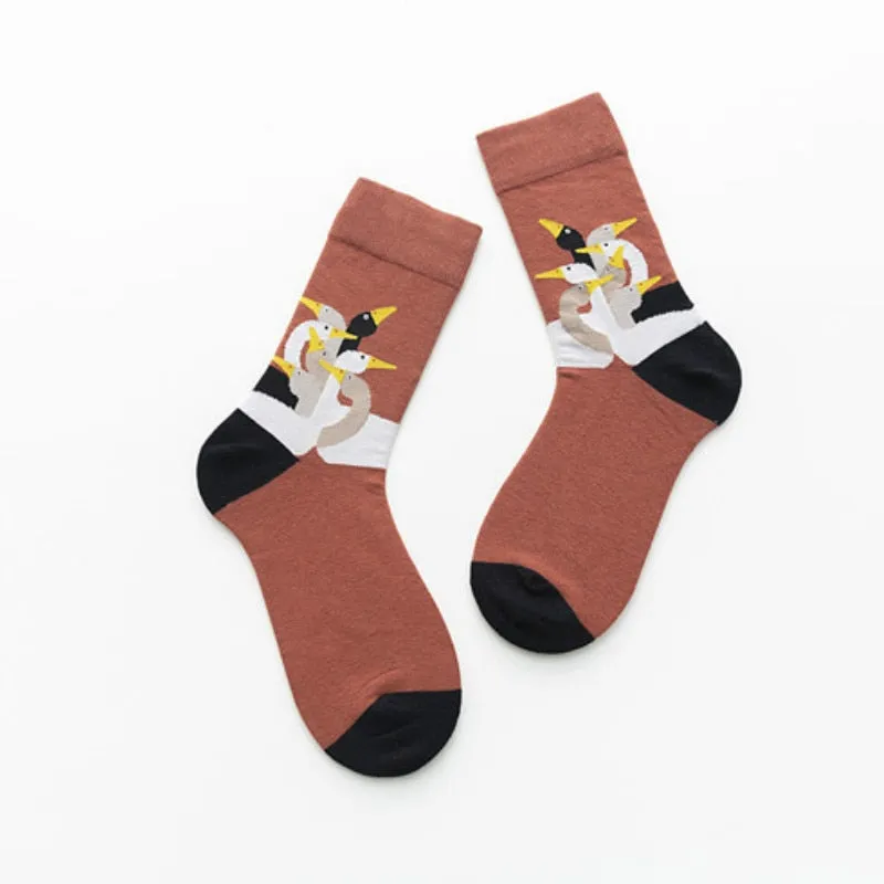 Kawaii Painting Style Socks