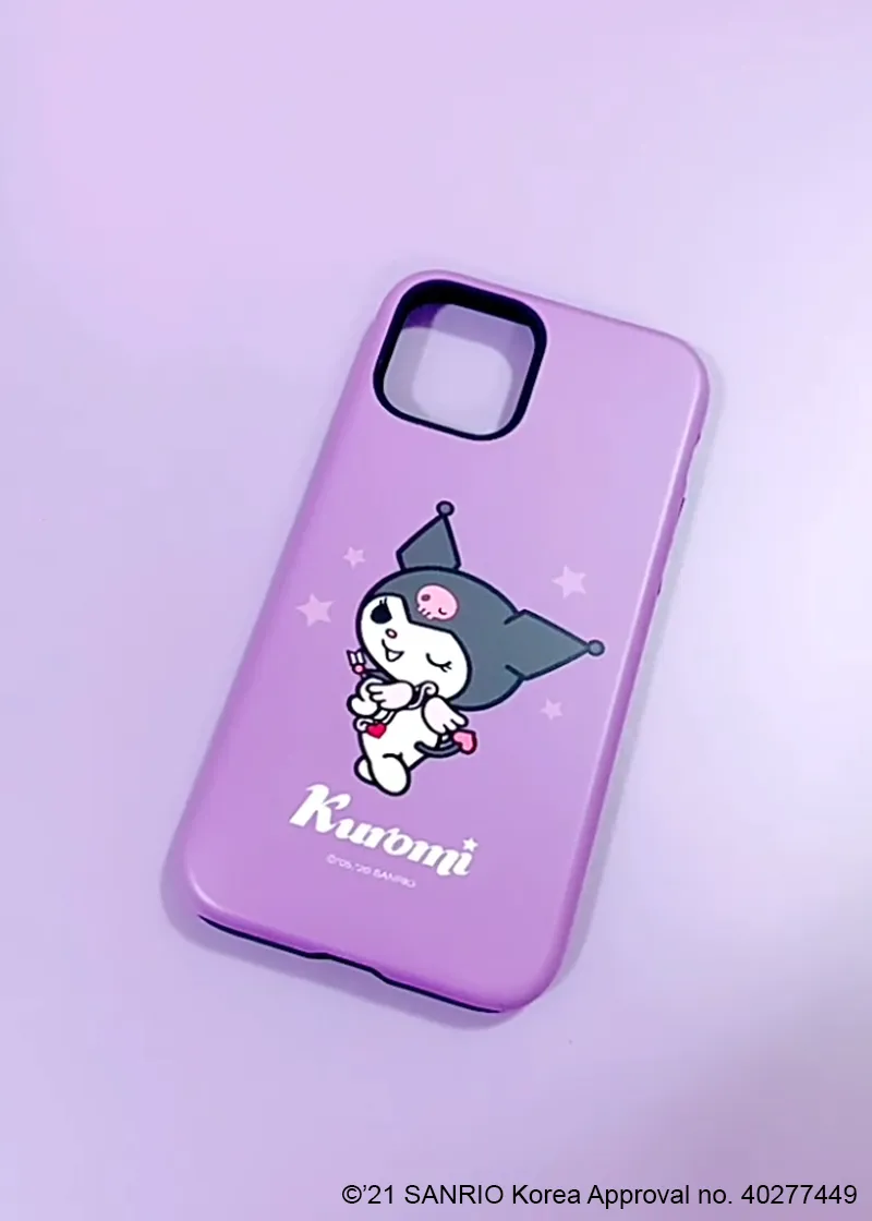 Kuromi double bumper iPhone case - SANRIO Korea