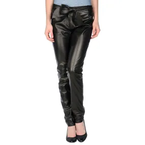 Leather pants with leather belt (style #8)