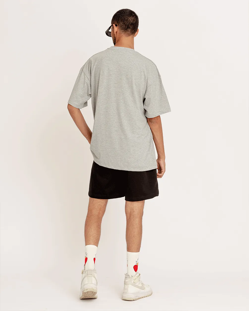 Light Grey Basic Oversized Tee