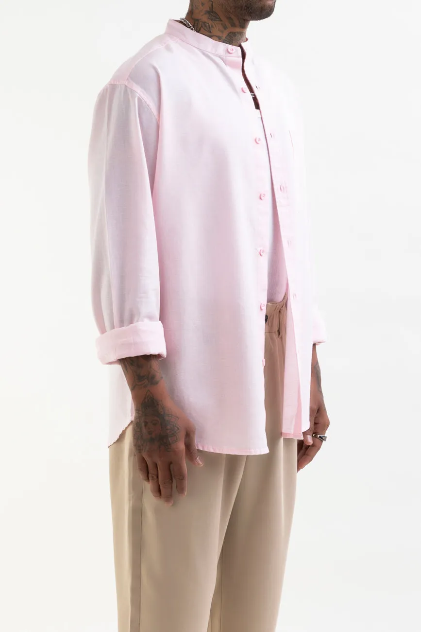 Linen Shirt // Baby Pink