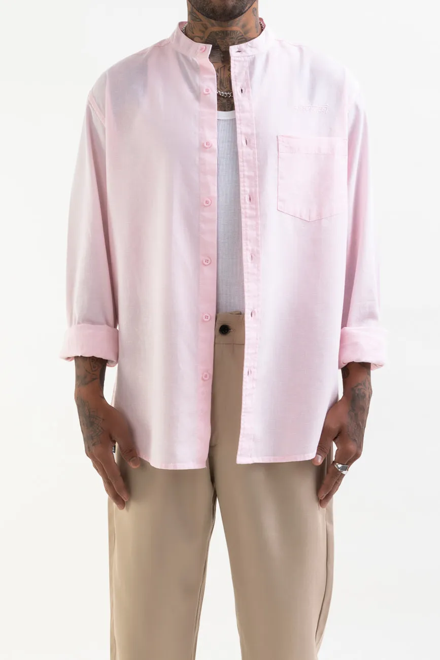 Linen Shirt // Baby Pink