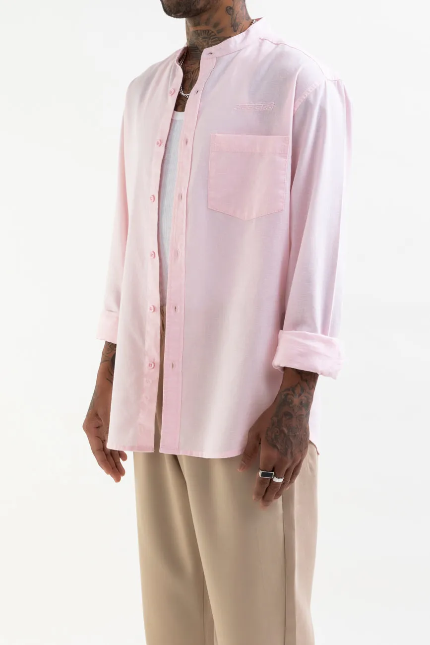 Linen Shirt // Baby Pink