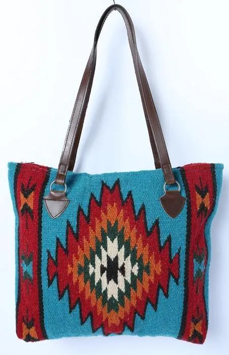 Maya Modern Purse, Style P, Turquoise