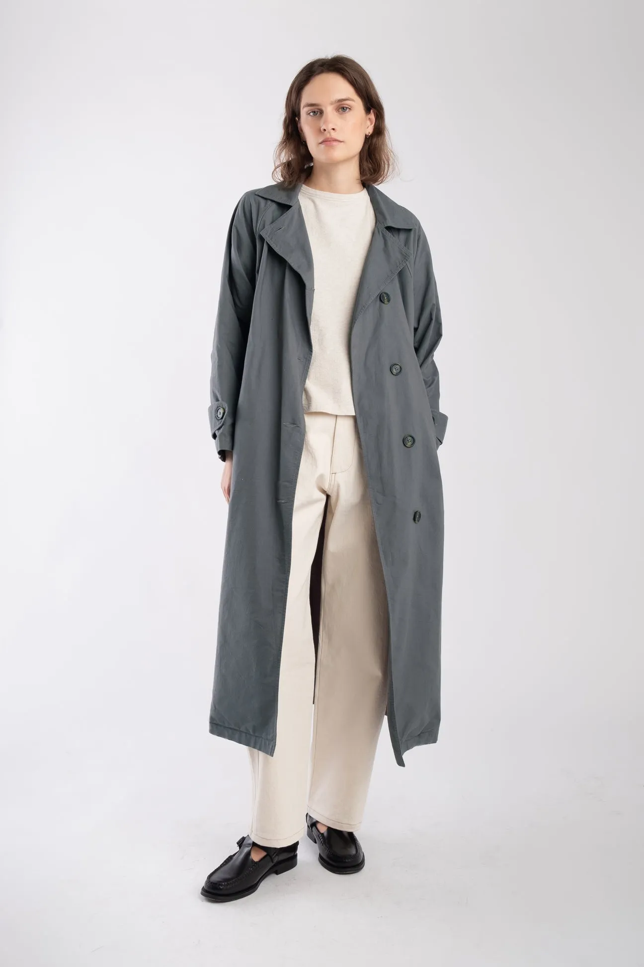 Mineral Green Seamed Trench