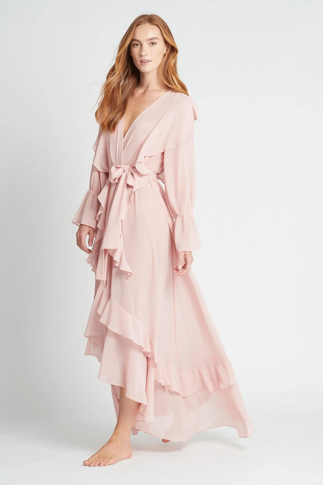 Persphone Robe - Dusty Rose