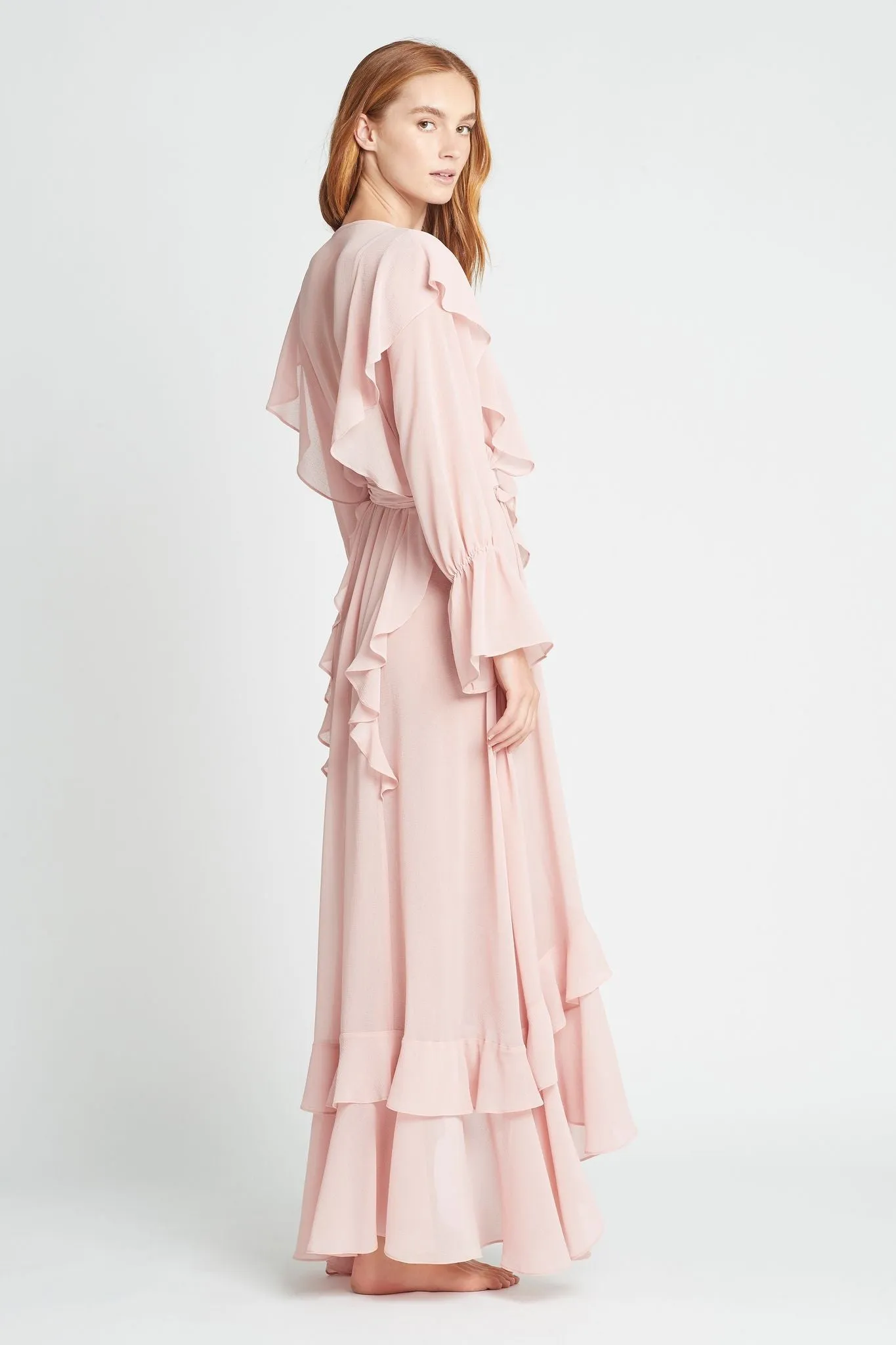 Persphone Robe - Dusty Rose