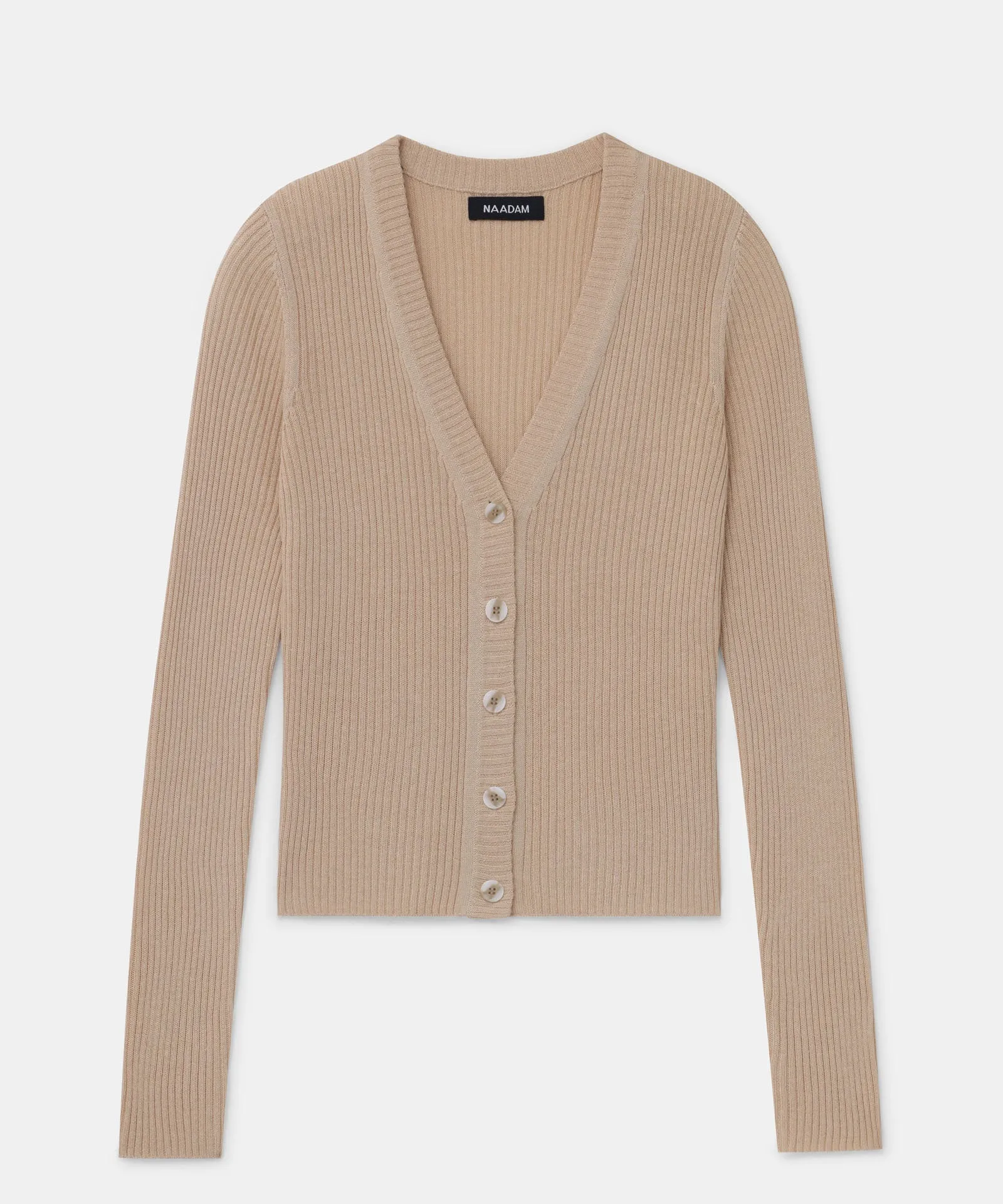 Silk Cashmere Cropped Cardigan