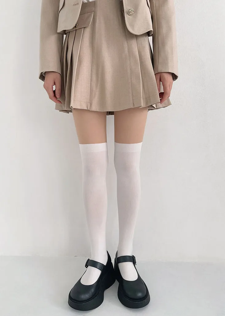 Stockings with fake white socks (3 different lengths)