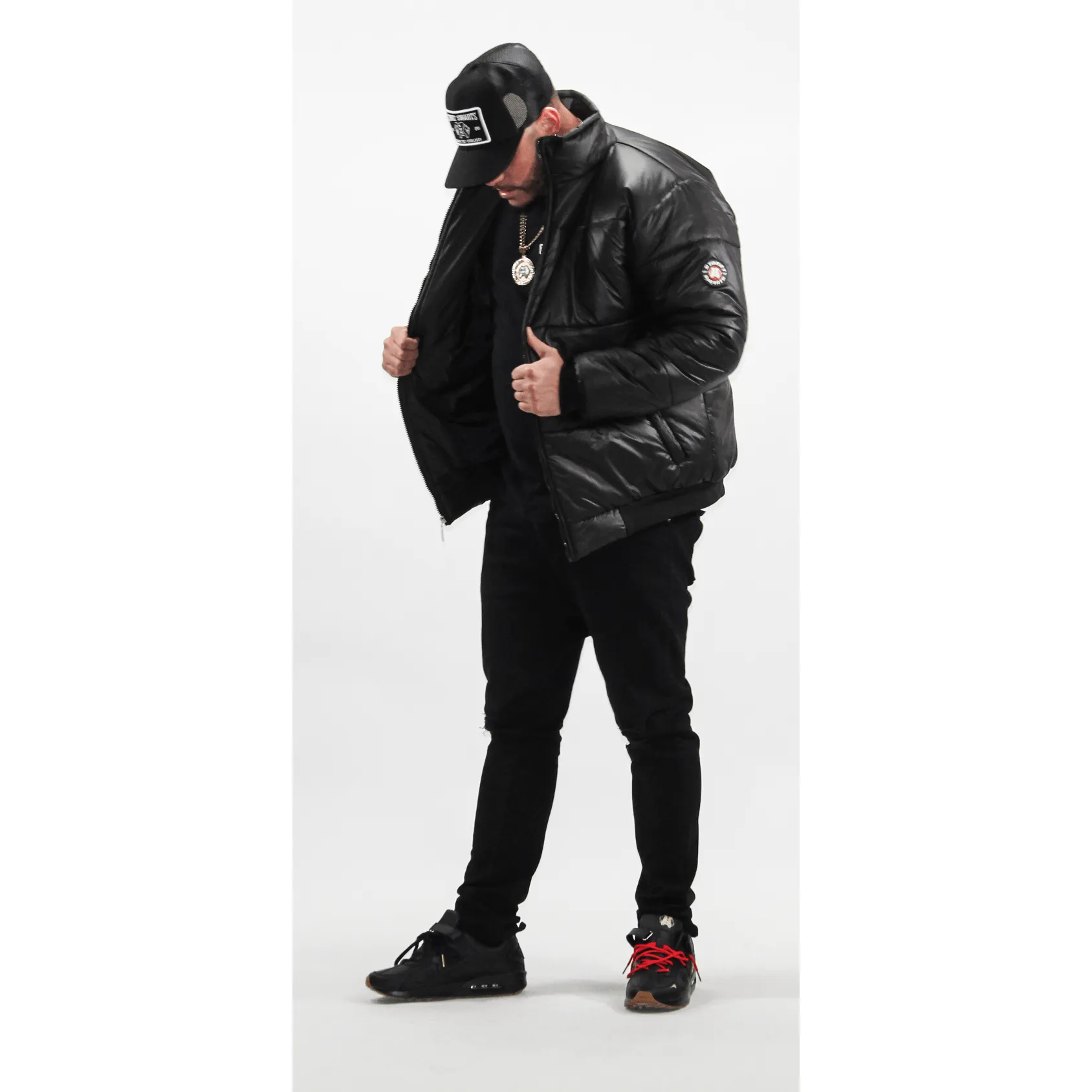 Street Smarts - Puffer Jacket  (BLACK)