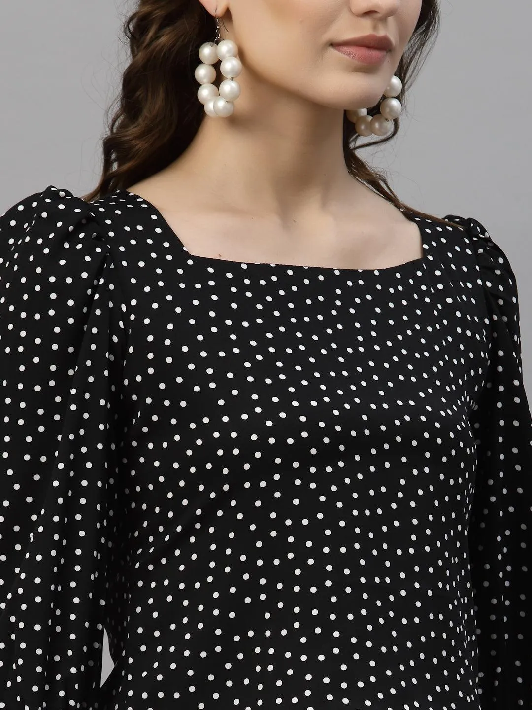 Style Quotient Women Black Printed Tops