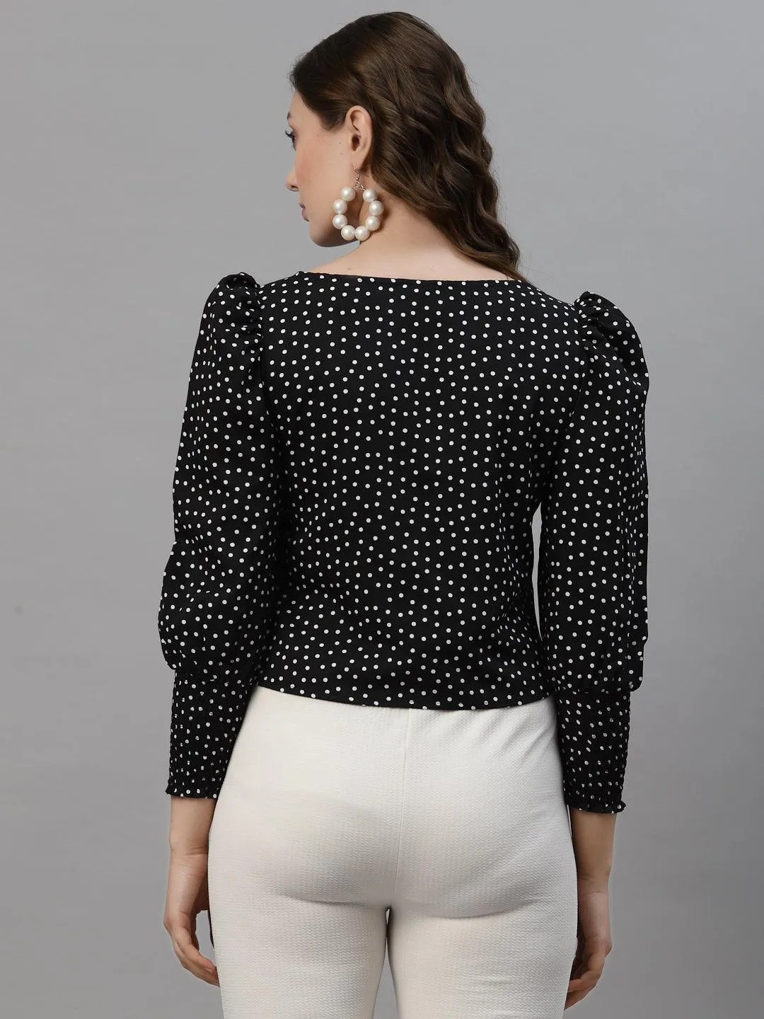 Style Quotient Women Black Printed Tops