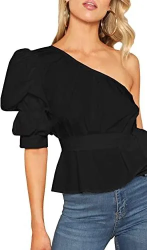 Style Quotient  Women Black Solid Tops