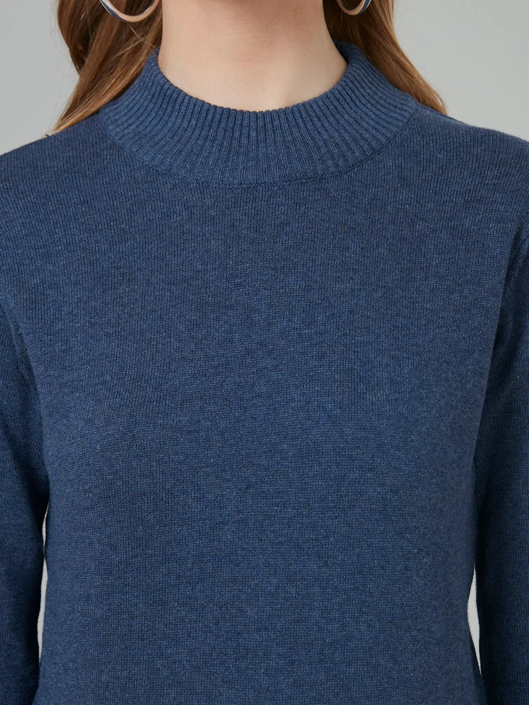 Style Quotient Women Blue Solid Sweatshirts