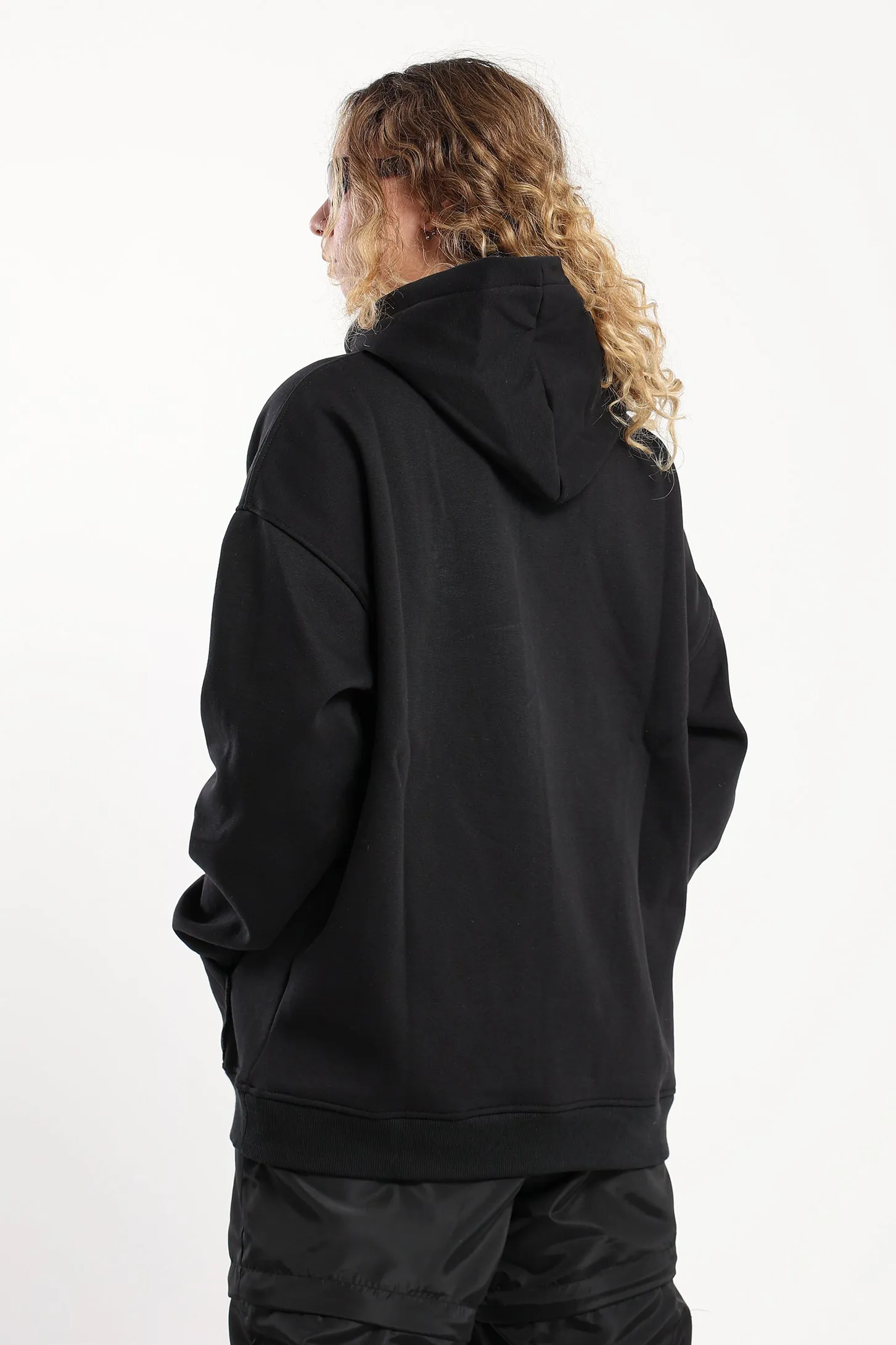 TIRED & WIRED HOODIE - BLACK