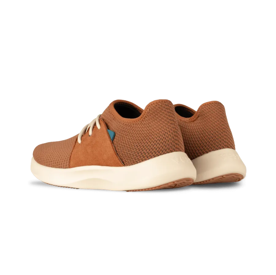 Women's Everyday Classic - Caramel Brown on Off White