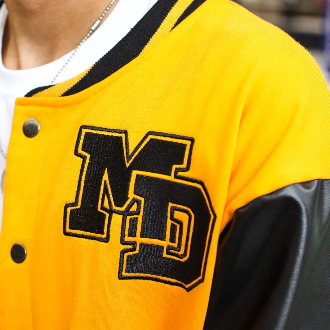 Yellow Varsity Jacket - Leatherette